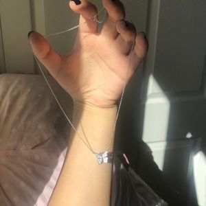Sterling Silver Butterfly Necklace